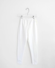 Vtg 80s Calvin Klein White Cotton Stretch Twill Leggings Skinny Pants XS NWT NOS