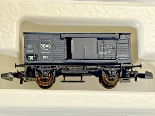 Märklin miniClub Spur Z 80711 G10 der GBAG ged. Güterwagen in OVP *limitiert* | Zustand: Gebraucht