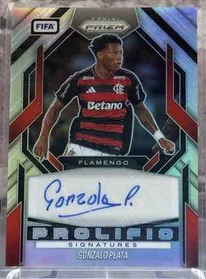 2025 Panini Prizm FIFA Gonzalo Plata #PS-GP Silver Prolific Signatures Auto /199