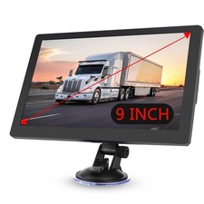 9" Sat Nav for Car Truck Lorry UK EU Maps 2025, Voice Navigation, Free Updates