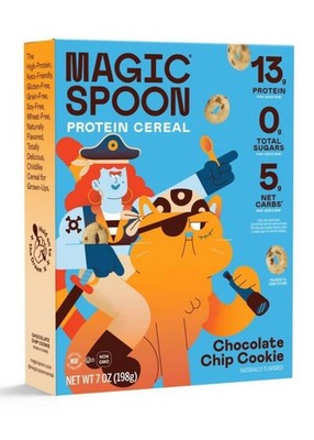   New Magic Spoon CHOCOLATE CHIP COOKIE Protein Grain-Free Breakfast Cereal 7oz