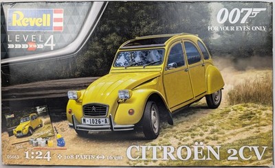 Revell - Citroen 2CV 007 James Bond Modellbausatz 1:24 Nagelneu siehe Info