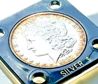 1887 Morgan Silver Dollar Philadelphia Vintage Holder Nice Eye Appeal