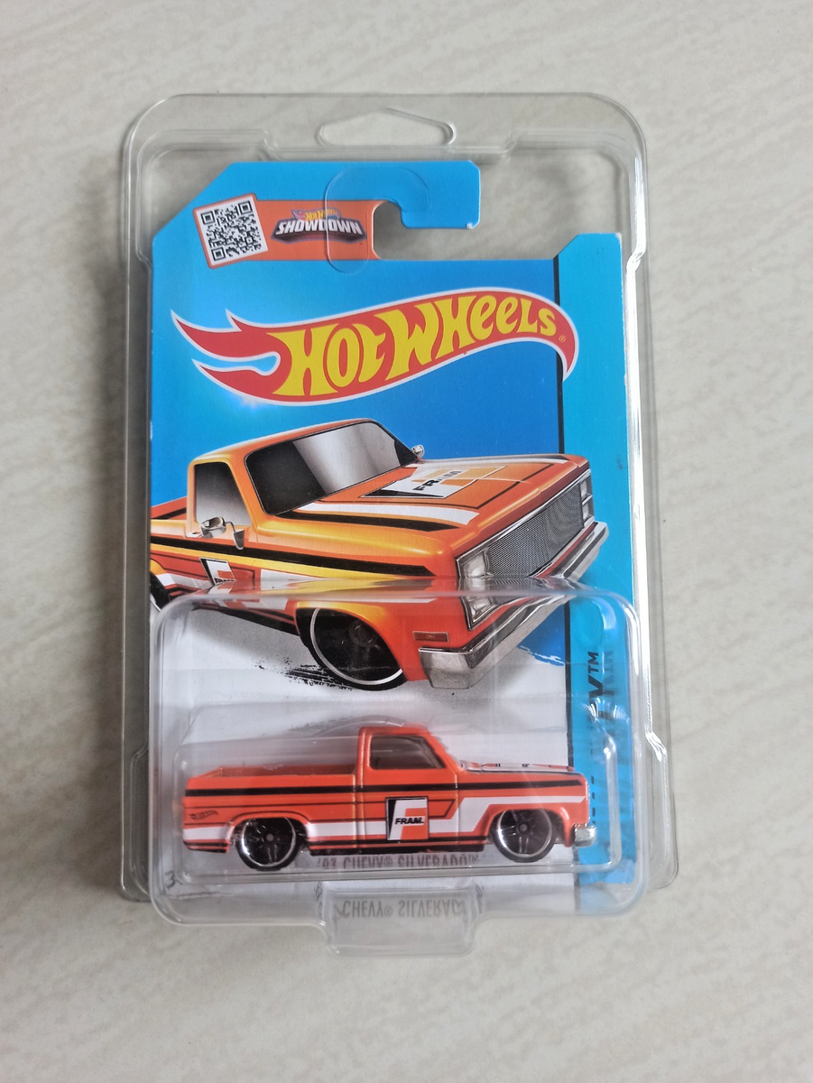 Hot Wheels 2015 '83 Chevy Silverado Orange Fram | eBay