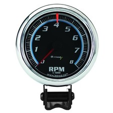 Equus Tachometer 6078 6000 Series 0-8000 Rpm 3-38 In. Electric Black
