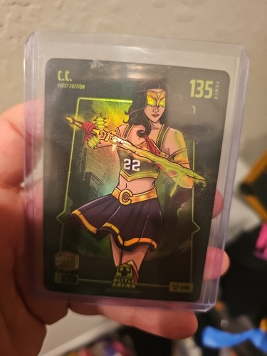 Bo Jackson Battle Arena Battlefoil Glow C.C. Caitlin Clark #BF-42 SP ZM