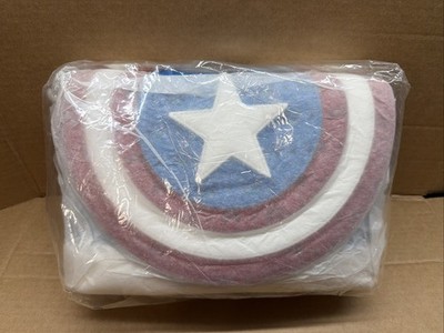Loungefly X Marvel Funko Captain America Debossed Shield Crossbody Bag