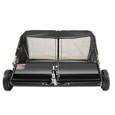 50'' Tow Behind Lawn Sweeper 26 Cu. Ft. Leaf & Grass Collector Adjustable Height