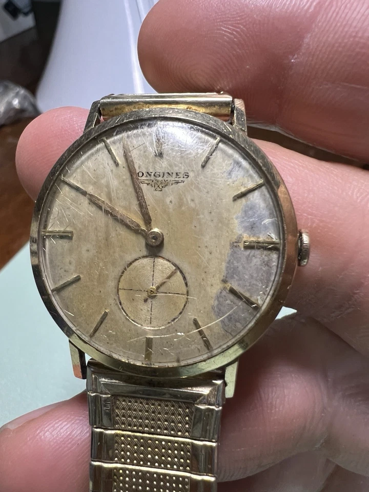 Reloj de Vestir Manual Longines Vintage Oro 14k Relleno Foto 2 de 4