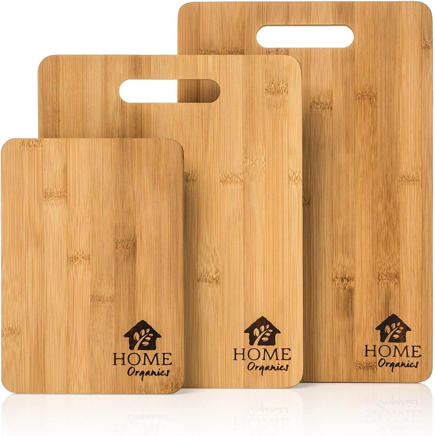 Premium Bamboo Chopping Board Set - Set of 3 Wooden Cutting Boards | Chopping Me