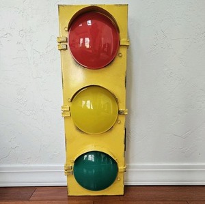 Hobby Lobby Traffic Light 24"x 9" Wall Decoration Bar Light Home Decor Lights Up