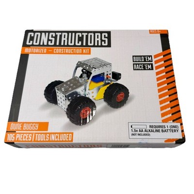 CONSTRUCTORS Dune Buggy Motorized Construction Kit 105 Parts Battery Operate New