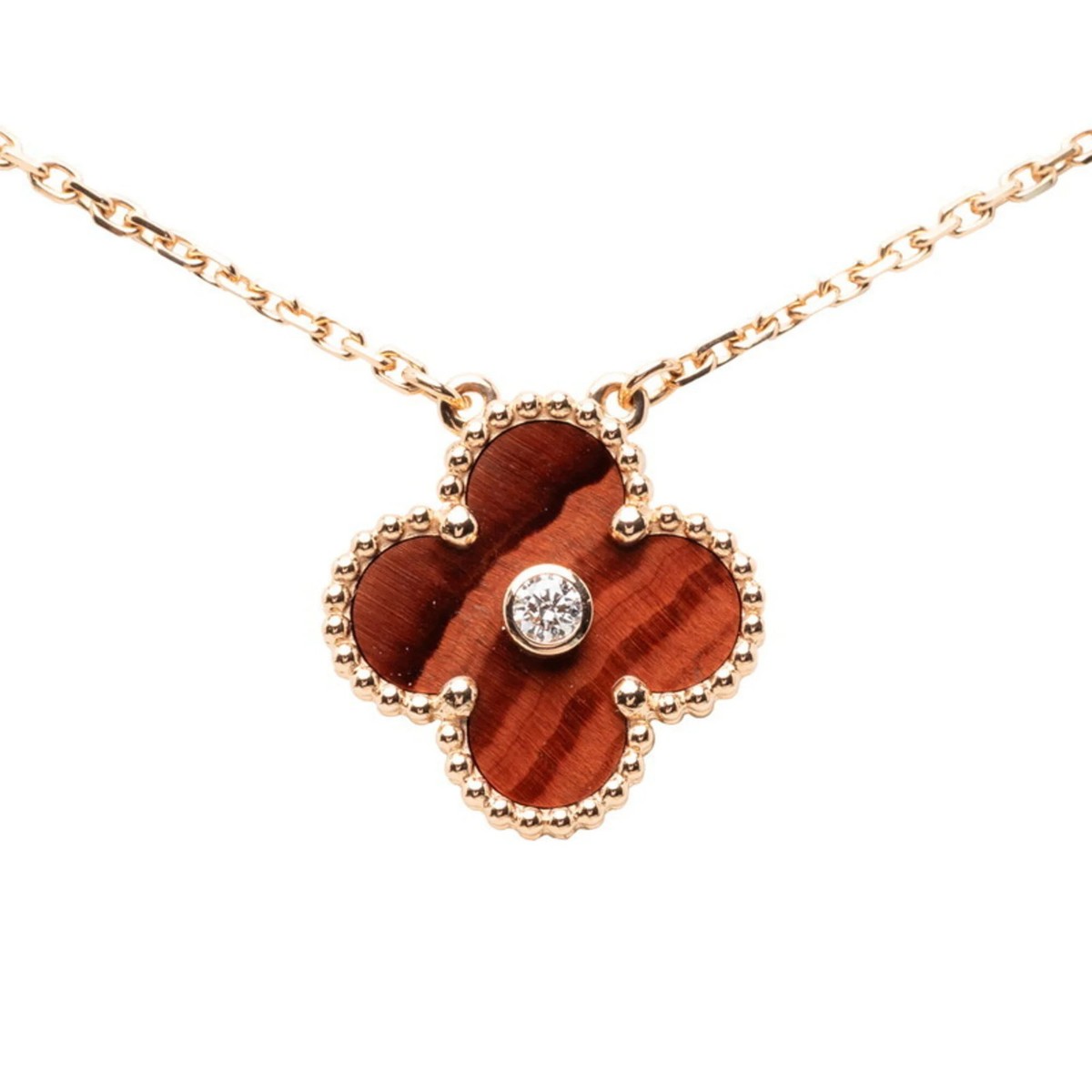 Van Cleef & Arpels Vintage Alhambra 1P Diamond 2017 Christmas Limi