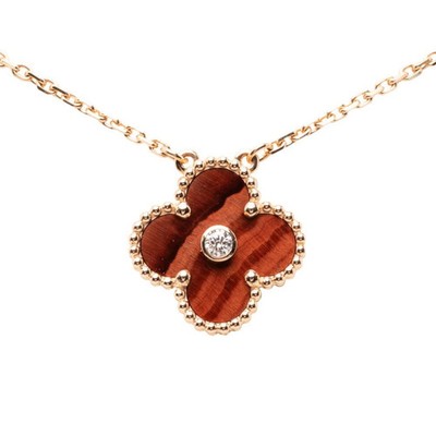 Van Cleef & Arpels Vintage Alhambra 1P Diamond 2017 Christmas Limi... GZl1ha7e