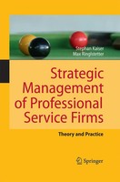 Stephan Kaiser (U. A.) | Strategic Management Of Professional Service Firms