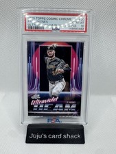 2025 Topps Chrome Cosmic Paul Skenes Ultraviolet Beam Black Eclipse /10 PSA 10