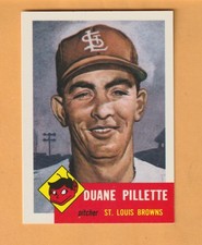 Duane Pillette St. Louis Browns 1991 Topps Archives '53 #269 Santa Clara Broncos