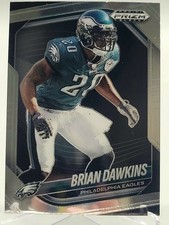 2025 PRIZM BLACK BRIAN DAWKINS FOOTBALL CARD EAGLES NFL 115 panini