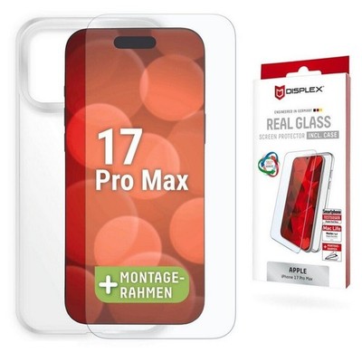 DISPLEX Real Glass + Case für Apple iPhone 17 Pro Max