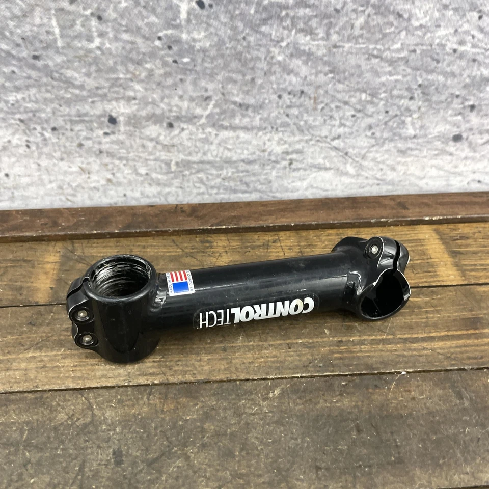 Vintage Control Tech Threadless Stem 1-1/8" Steerer 25.4mm Bar Clamp Black 140mm - Image 2 of 4