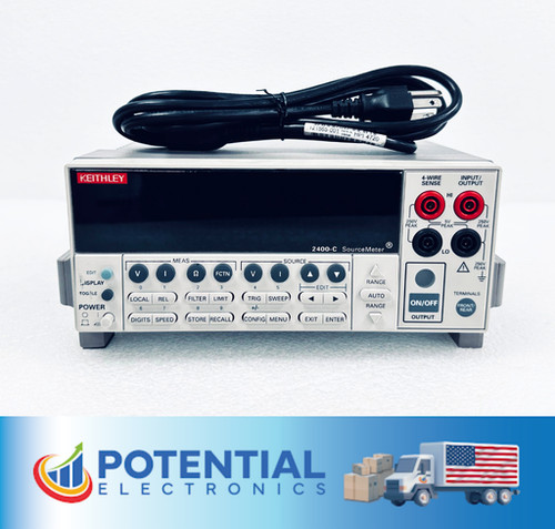Keithley 2400-C SourceMeter, 2.5A 250V / 85-250VAC 50, 60 HZ FREE SHIPPING 🚚