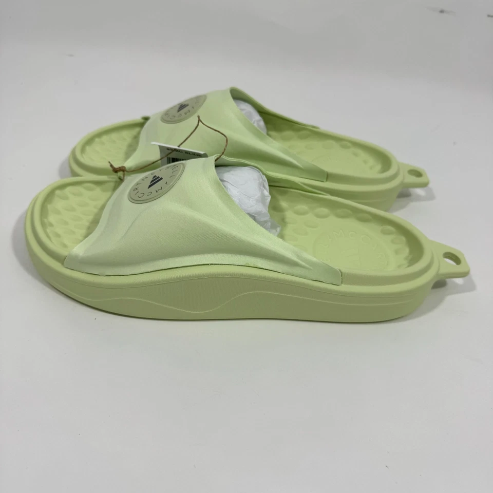 Stella McCartney x Adidas Mujer Talla 8 Halo Carbono Verde Claro Toboganes JI1217 Foto 4 de 4