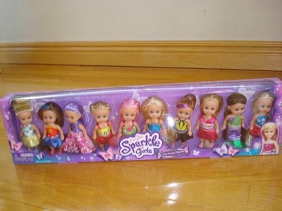 Funville Sparkle Girlz Little Friends Collection 10 Pack New  2016