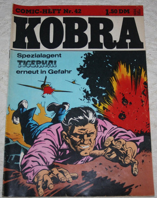 Kobra Comic Heft Nr. 42 1976  1970er Jahre Gevacur aus Sammlung Konvolut