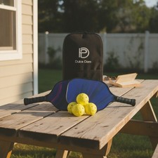 Ergonomic Pickleball Paddle Set - 4 Rackers with Portable Bag for New Players