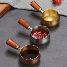 1pc 60/120/180ml Mini Sauce Pan Pot Frying Stainless Steel Gravy Saucepan Cup