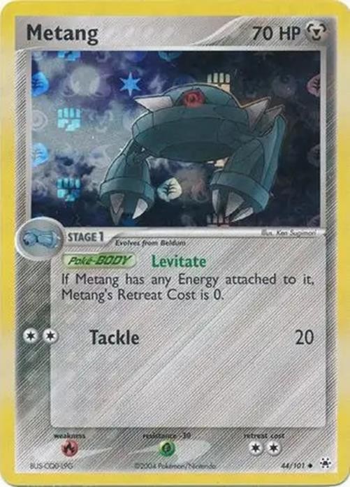 Metang - 44/101 - Pokemon Hidden Legends Reverse Holo Rare NM