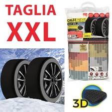 CALZE DA NEVE OMOLOGATE AUTO TAGLIA XXL EASY GO PNEUMATICI 265/75R15 265/75/15