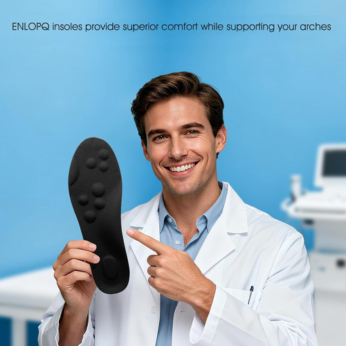4D Cloud-Like Comfort Soles for Men - Soft Memory Foam Cushioning Insoles - Trim - Picture 6 of 12