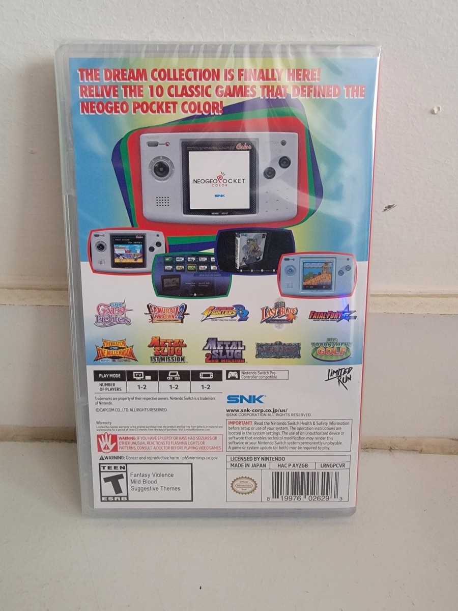NeoGeo Pocket Color Selection Vol. 1 (Nintendo Switch, 2021