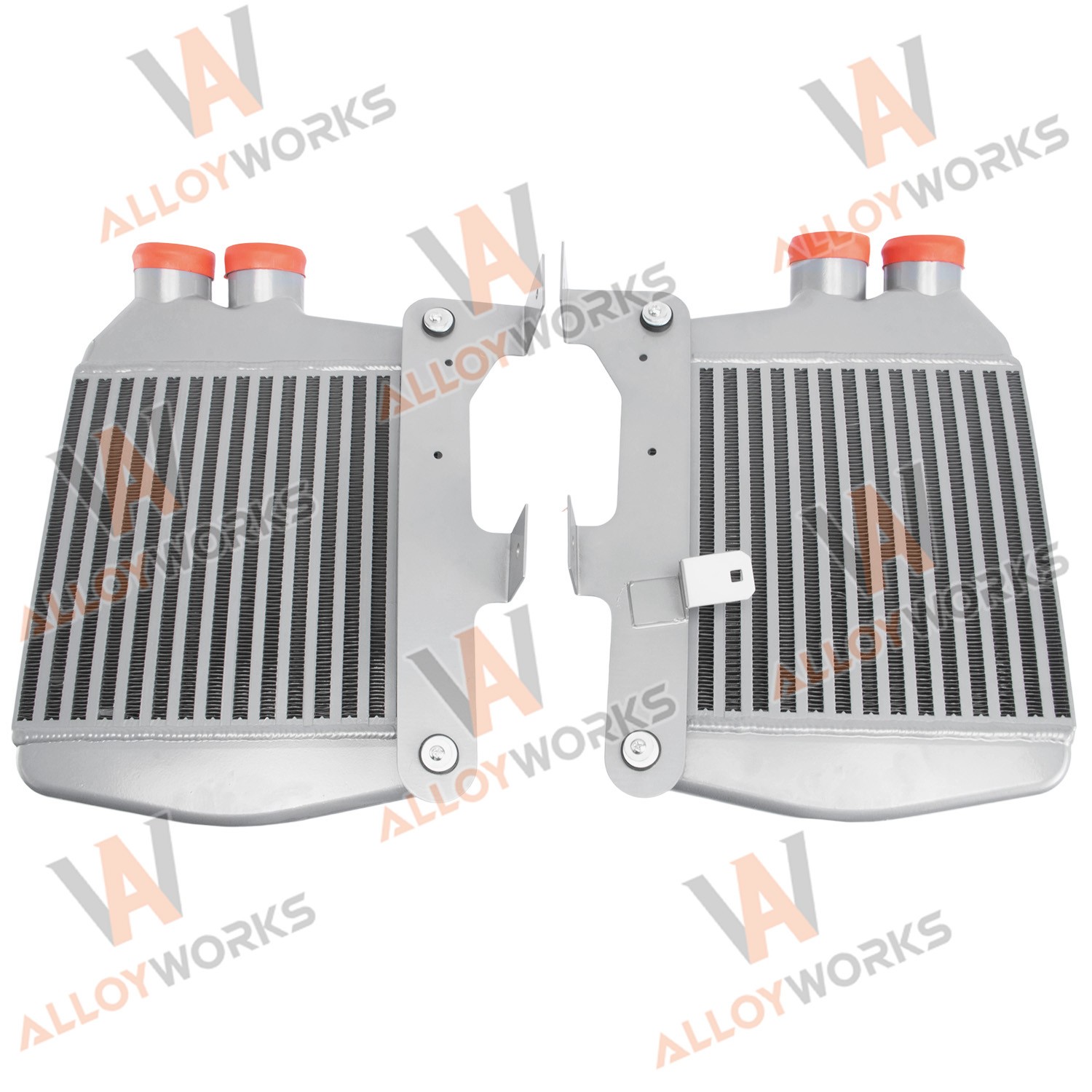 Right+Left Aluminum Intercooler For Maserati Ghibli Quattroporte Levante 2014-20