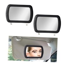 Car Sun Visor Vanity Mirror, Clip-on Automotive Makeup Sun-Shading Mirror, 2PCS