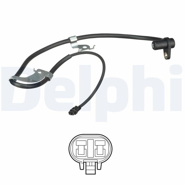 Abs Sensor Raddrehzahl Delphi SS20632 FüR Suzuki Liana Er 413 Ddis 414D 4WD-image