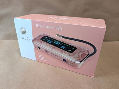#ad HALO BOLT AIR 1750 PORTABLE JUMP STARTER AIR COMPRESSOR PINK FLORAL $100.00