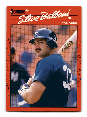 Steve Balboni 1990 Donruss #315 New York Yankees Mint