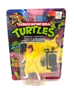Playmates 1988 TMNT Ninja Turtles April O'Neil Blue Stripe FRENCH SEALED Figure