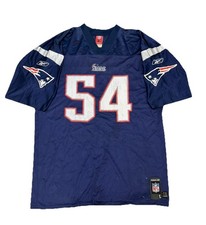 Vintage Teddy Bruschi #54 New England Patriots NFL Reebok Jersey • Men’s L