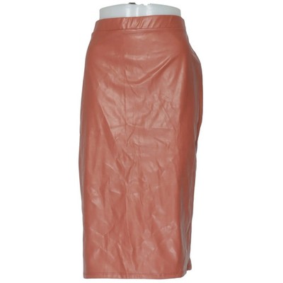 ASOS Design, Rock, Größe: 44, Rot, Polyester/Polyurethan, Einfarbig, Damen #PFK