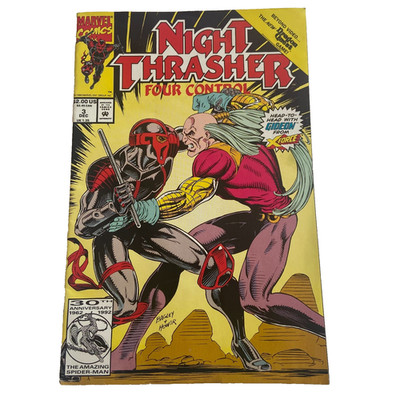 Night Thrasher: Four Control 3 Marvel Comics 1992 with Gideon