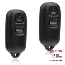 2X Keyless Entry Remote Car Key Fob Control 2-Button and Panic Replacement Two