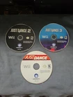 🔥Just Dance 1, Just Dance 2, Just Dance 3 Nintendo Wii Disc Only Tested