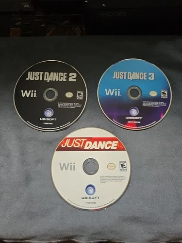 🔥Just Dance 1, Just Dance 2, Just Dance 3 Nintendo Wii Disc Only Tested