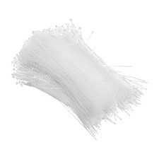 Plastic Packing Fasten String Cable Cord Loop Tie 18cm 1000pcs Transparent5134