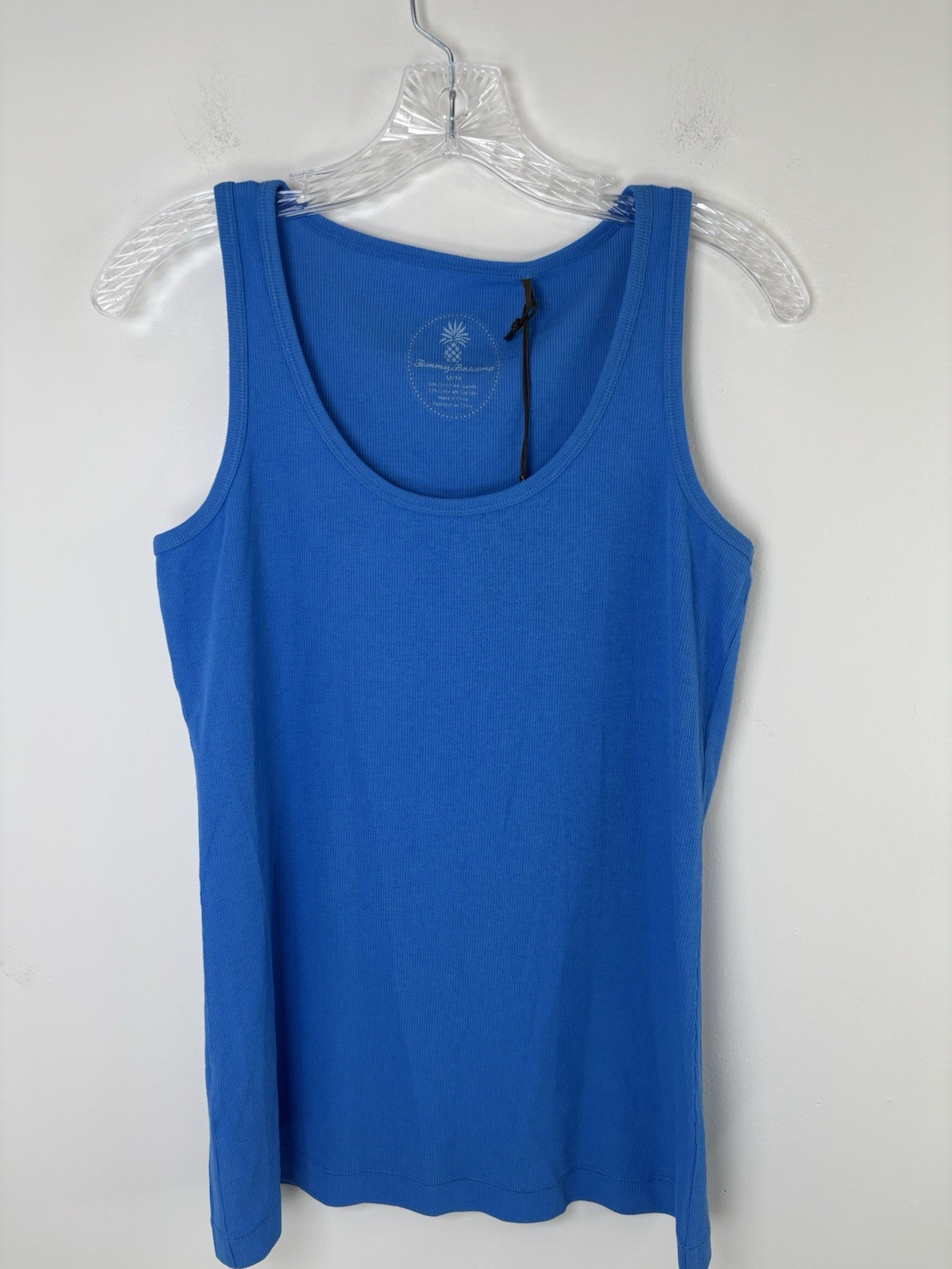 Tommy Bahama Women’s Rib Tank Top Blue Size Medium Travel Beach Vacation