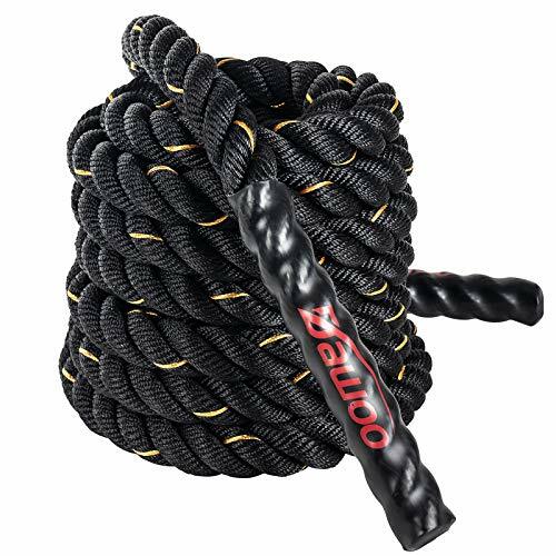 Corde ondulatoire de crossfit noire de 9m pour musculation intensive