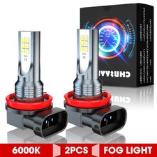 2x H8 H11 H9 LED Fog Light Bulb 6000K White for Dodge Durango 2014 2015 2016